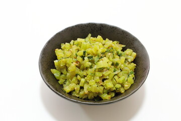 カブの葉のごま油炒め