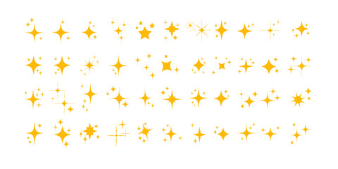 Golden starburst effects for creative design projects