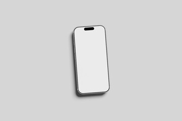 Modern Smartphone Mockup with Blank Screen