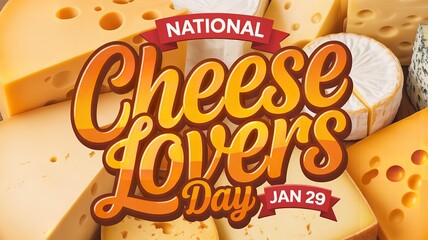 Celebrate national cheese lovers day with this delicious display of assorted cheeses, perfect for a food themed celebration or culinary blog post