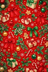 christmas doodle decorations