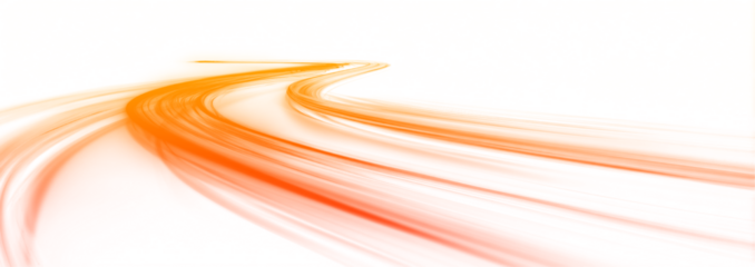 Neon speed lines twist and flow across a luminous white street. Glowing trails highlight fast motion and dynamic energy streams. Modern futuristic digital illustration in png.