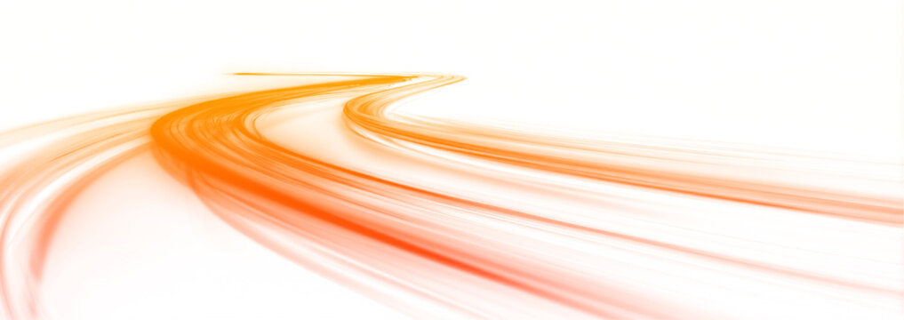 Neon speed lines twist and flow across a luminous white street. Glowing trails highlight fast motion and dynamic energy streams. Modern futuristic digital illustration in png.