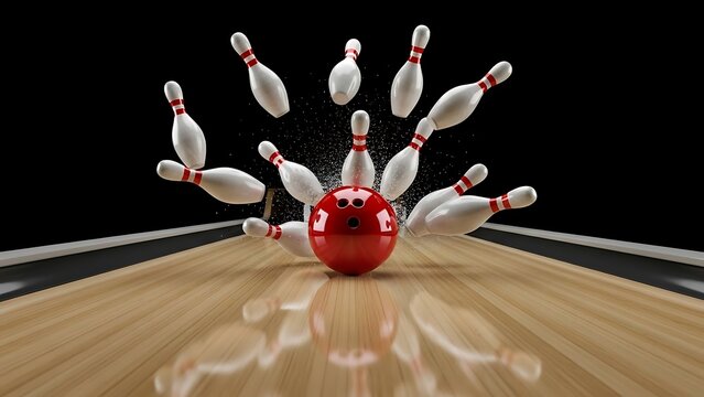 Bowling Strike Action on Wooden Lane