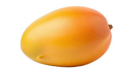 Isolated ripe mango fruit, nutritious and delicious dessert, organic fruit in natural color