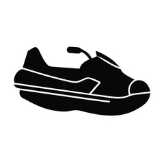 Naklejka premium Water sport vehicle simple icon