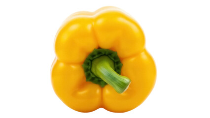 Isolated sweet bell pepper, healthy eating and vegetarian diet ingredient, cooking food