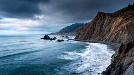 Calm close-up of calm sea water waves with palm trees. Beautiful panorama, tropical island beach landscape exotic shore coast. Summer vacation, holiday amazing nature. Sea background