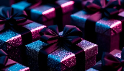 This image is perfect for Black Friday banners, luxury holiday advertisements, VIP event invitations, or premium product packaging backgrounds. 