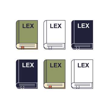 Law Code Book Vector &ndash; Legal Reference Symbol