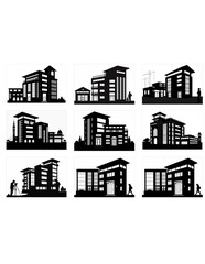 Obraz premium set of buildings