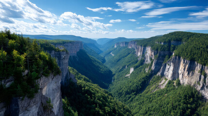 Mountain view above clouds flowers and blooming bushes at sunset sunbeams. Calm close-up beautiful landscape, screensaver background, Beautiful panorama. Summer vacation, holiday, amazing nature.