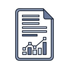 Document with chart and graph