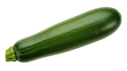 Isolated fresh green zucchini, healthy eating food concept, vegetarian ingredient cooking