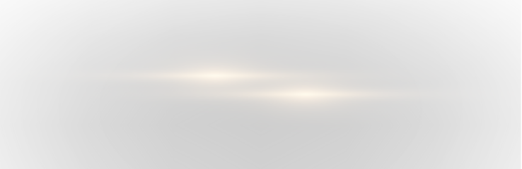 Horizontal yellow light lines PNG in fast motion and speed effect. Dynamic laser beam stripes with golden star flare, gold sun glow and sparks create futuristic motion visuals. Perfect for tech art.