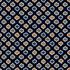 Elegant pattern abstract shapes seamless background geometric design modern textile fabric swatch, paper, wallpaper print.