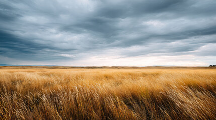 A beautiful, sun-drenched spring summer meadow. Natural colorful panoramic landscape with many wild flowers of daisies against blue sky. A frame with soft selective focus.