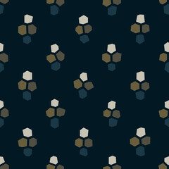 Elegant pattern abstract shapes seamless background geometric design modern textile fabric swatch, paper, wallpaper print.