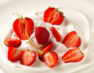 strawberry and cream