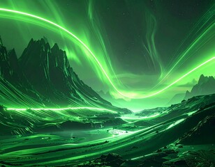 abstract fractal realms