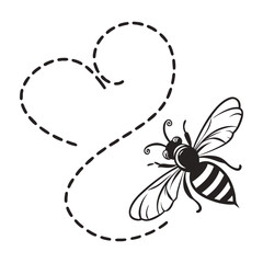 Bee Path Plotter File Svg