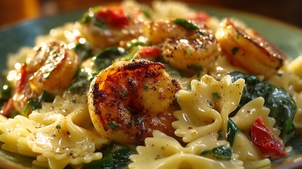 pasta with shrimps