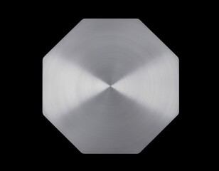 Sleek Octagonal Metal Plate