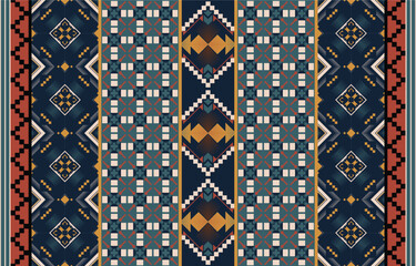 Native geometric patterns, seamless patterns, Navajo patterns, textile design, clothing, background.