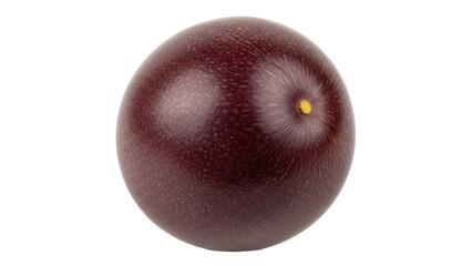 Isolated fresh passion fruit, maracuya, granadilla, healthy tropical fruit on a plain backdrop