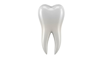 Isolated 3D molar tooth model, dentistry and oral hygiene concept, healthy teeth, tooth care