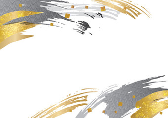 和風の筆の背景素材