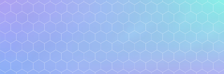 Abstract blue hexagon banner background. Eps10 vector