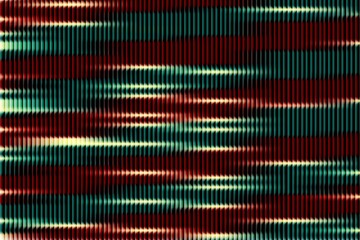 Abstract horizontal glitch pattern background with layered colorful lines and digital distortion effect, futuristic design for technology themes, music visuals, posters and branding