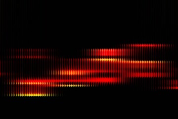 Abstract red glowing motion lights background with blurred horizontal streaks and dark atmosphere, cinematic futuristic design for music visuals, posters, branding and digital art