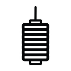 Obraz premium latern icon