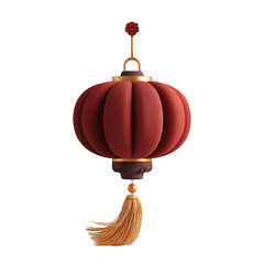 chinese new year lantern on transparent background