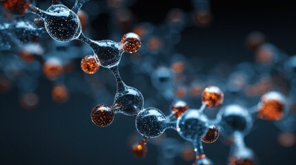 Abstract molecular structure science or chemistry