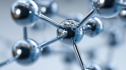 Molecular structure abstract science and technology