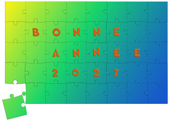 puzzle bonne ann&eacute;e 2027