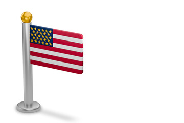 United States of America flag desktop stand