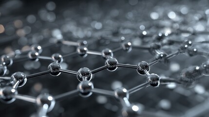 Abstract molecular structure science technology background