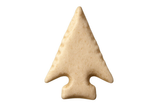 Stone arrowhead representing ancient tool and prehistoric weapon