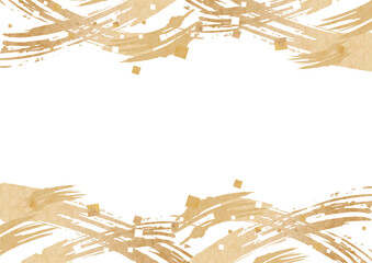 和のあしらいの背景素材