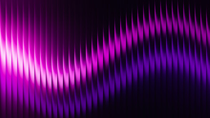 Abstract wave pattern in vibrant shades of purple and pink, creating a visually striking design with smooth gradients and dynamic lines for modern backgrounds and creative projects © Muin
