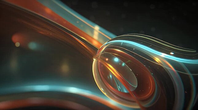 Futuristic Abstract Cosmic Background with Premium Vibe