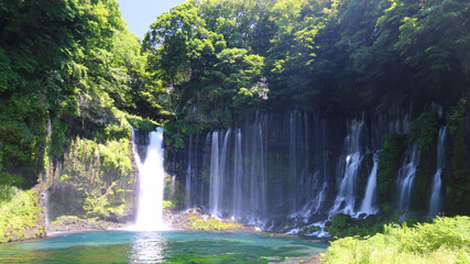 富士宮市　白糸の滝