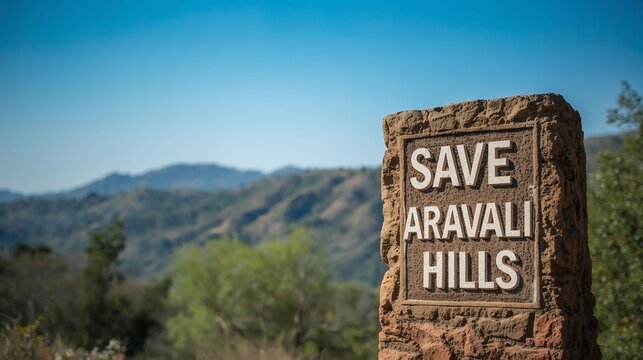 Save aravali hills 