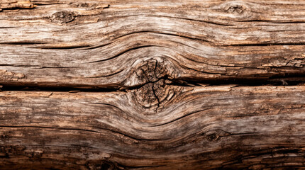 Fototapeta premium Close-up of Weathered Wooden Grain Surface Evoking Rustic Warmth, Timeless Craftsmanship, and Natural Authenticity