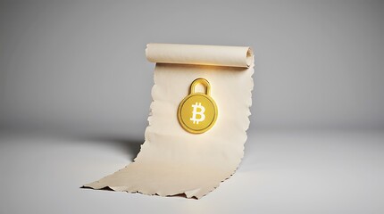 Secure digital currency on ancient scroll