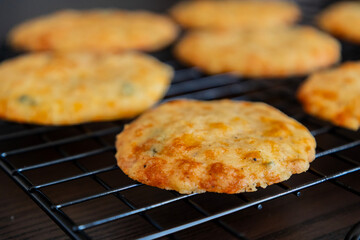 Crispy Cheddar Savory Cookies – Golden Baked Snack
